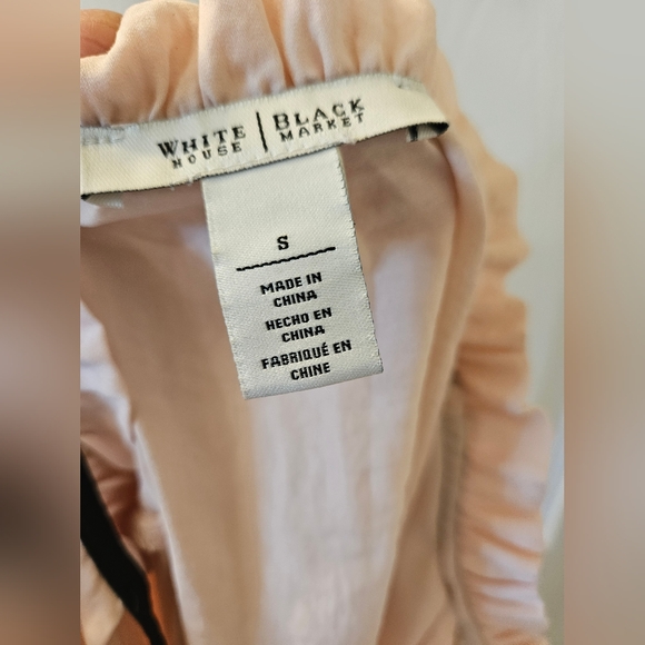 White House Black Market Long sleeve blouse size small - Picture 3 of 3